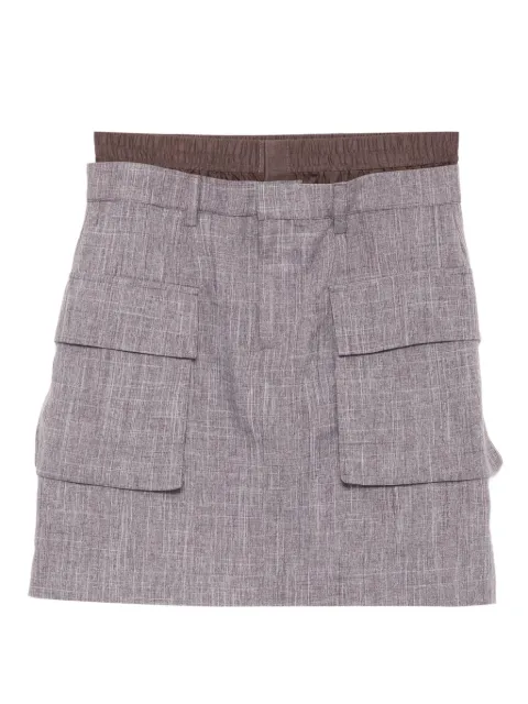 BLAKLACE cargo skirt Grey BLK000055