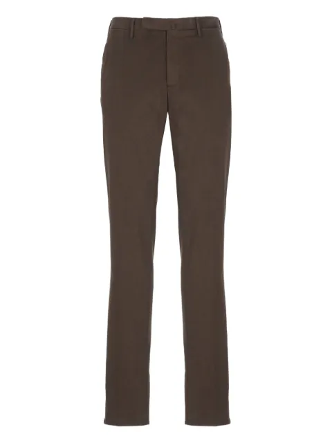 Incotex pressed-crease trousers Brown 1W003040947624