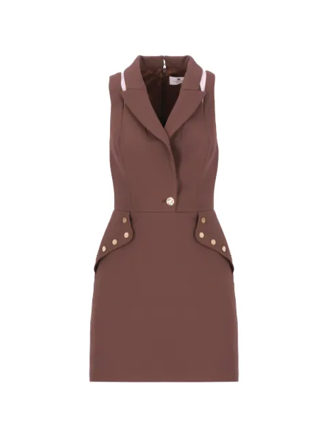 Elisabetta Franchi sleeveless dress Brown AB89757E2