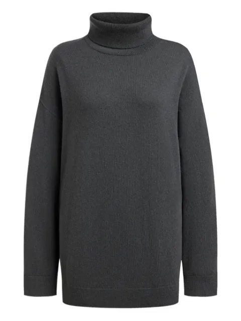 12 STOREEZ turtleneck merino-wool sweater Black 127571