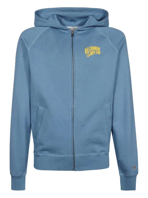 Billionaire Boys Club logo-print zip-up hoodie Blue BC006