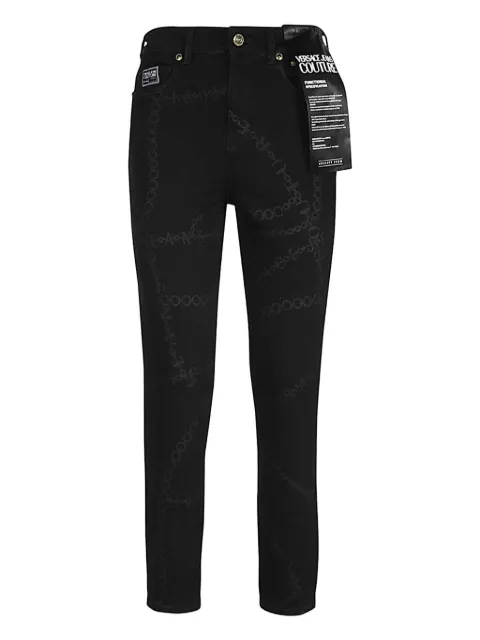 Versace Jeans Couture printed skinny jeans Black 75HAB5X0DS010L54