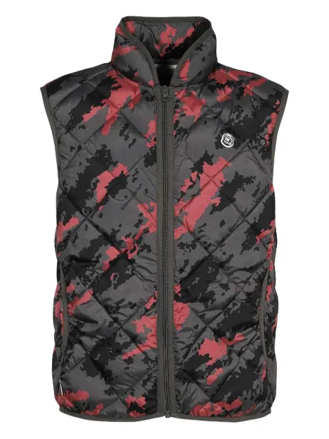 Billionaire Boys Club quilted camouflage gilet Grey B23120