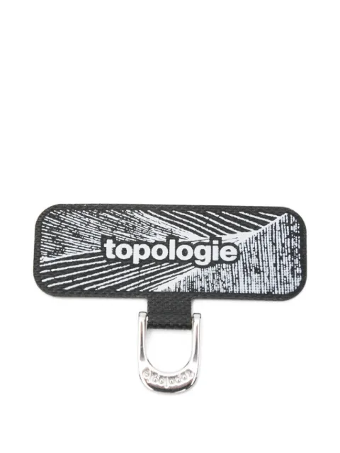 Topologie rectangular-shape phone strap adapter Black TPCPCSABLK03