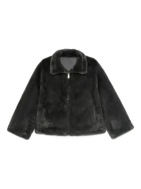 Arma zip-front faux-fur jacket Grey 05TL25608901