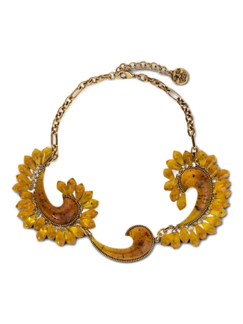 ETRO paisley droplet necklace Gold WF5C0045AX151
