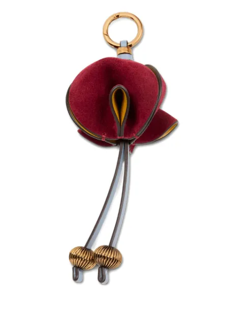 ETRO flower leather charm Yellow WP2I0038AP382