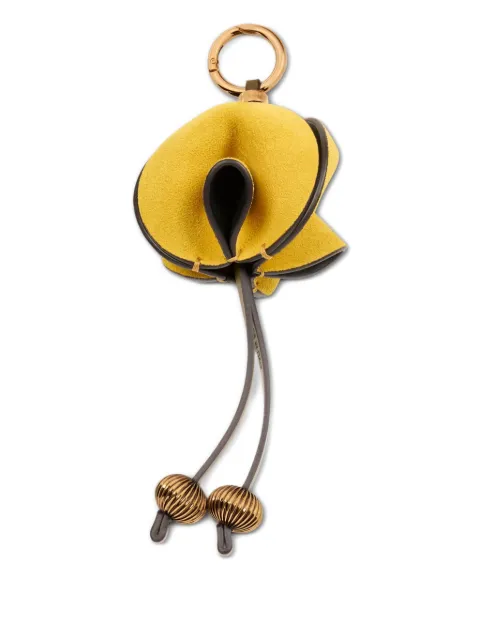 ETRO suede flower charm Black WP2I0038AP382