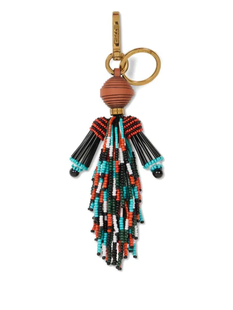 ETRO charm with man and fringing Red WP2I0041A1003