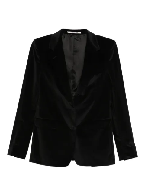 Tagliatore velvet button blazer Black JPARIGI12B800020