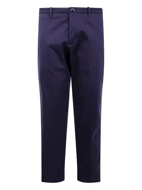 Nine In The Morning button-fastening cotton trousers Blue 9FW25GVE57