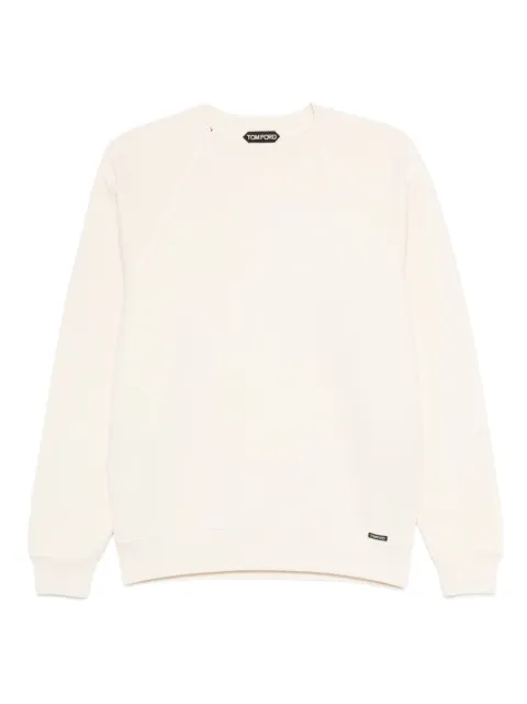 TOM FORD raglan-sleeve sweatshirt Neutrals JCL001JMC072