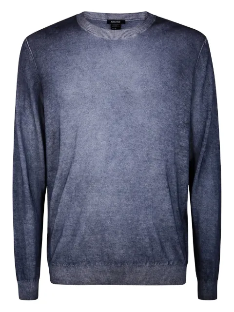 Avant Toi crew-neck wool sweater Blue 225SU3755CSMVT