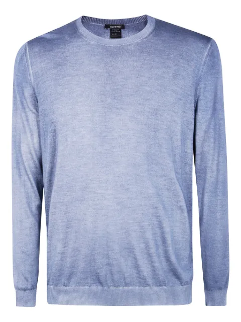Avant Toi crew-neck cashmere sweater Blue 225SU3200CSFVT
