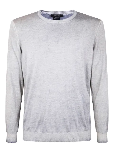 Avant Toi crew-neck cashmere sweater Grey 225SU3200CSFVT