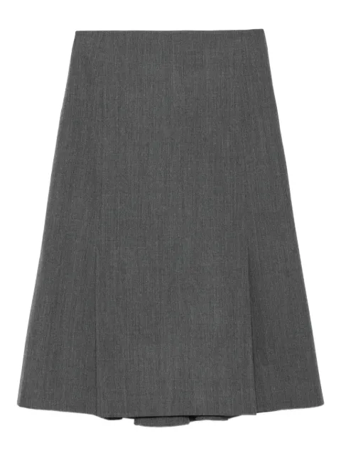 Juun.J wool pleated skirt Grey JW5927W07