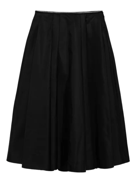 Juun.J pleated midi skirt Black JW5927W04