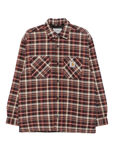 Carhartt WIP check-pattern shirt Brown I03531235TXX
