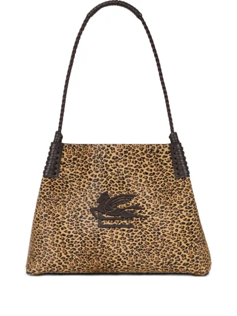 ETRO small Libra leopard-print tote bag Neutrals WP1D0038AP395