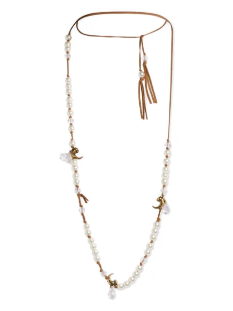 ETRO pearl-paisley bee necklace Gold WF5C0044AM055