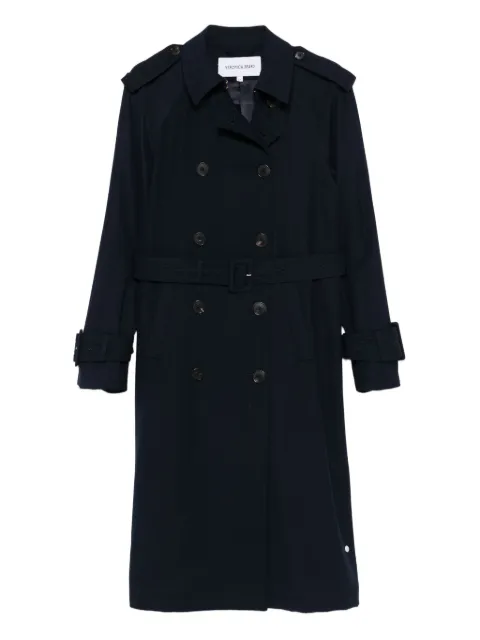 Veronica Beard Conneley belted trench coat Blue 2507W11070252