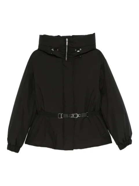 Moorer belted high-neck jacket Black MODGI101070STP