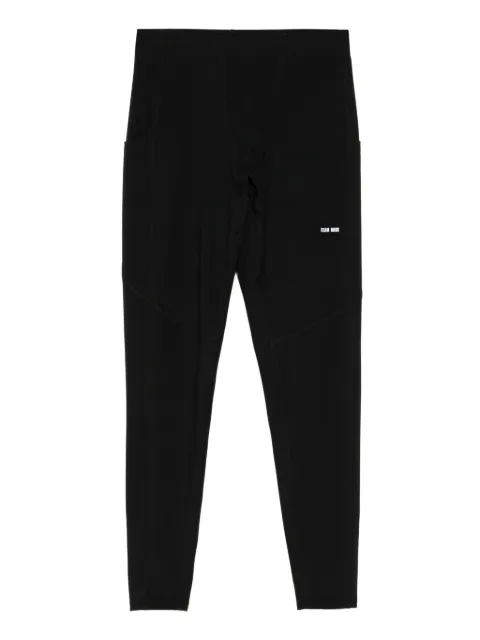 TEAM WANG design logo-printed performance leggings Black TWOG02B347