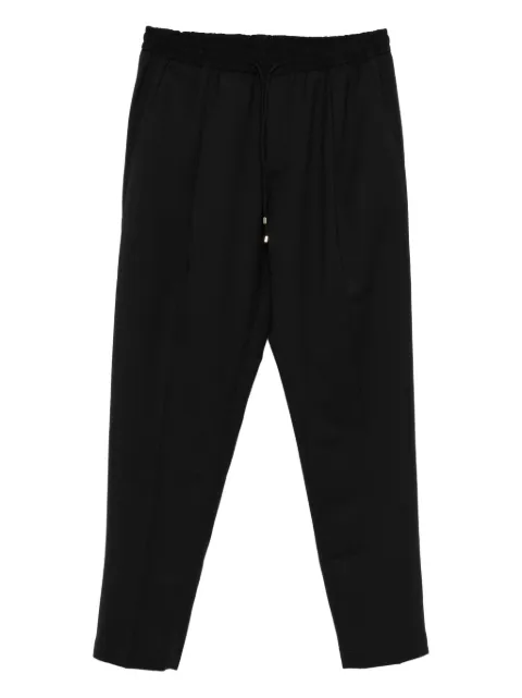Briglia 1949 drawstring pleated trousers Black WIMBLEDONS400100