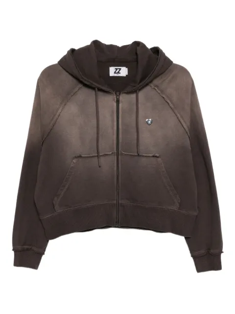 izzue logo-plaque hoodie Brown IZXSWW00461YPBWD