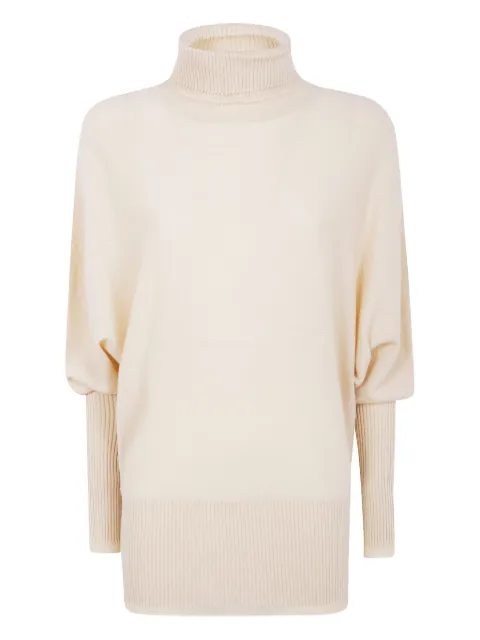 By Malene Birger turtleneck wool sweater Neutrals 103295