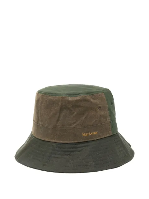 Barbour two-tone bucket hat Green LHA0548OL52