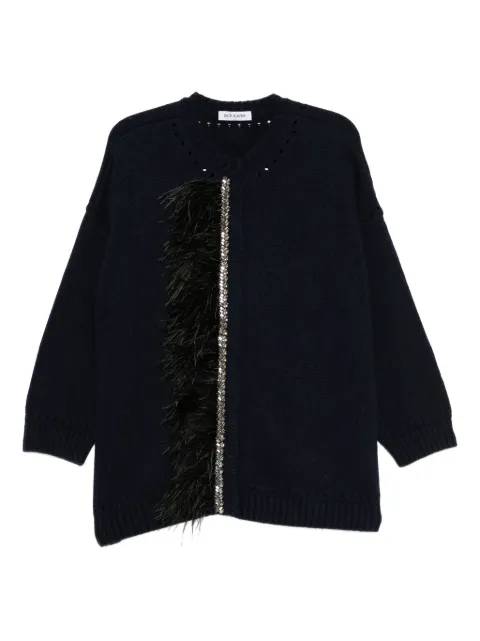 Dice Kayek crystal-embellished cardigan Blue PF25K80600