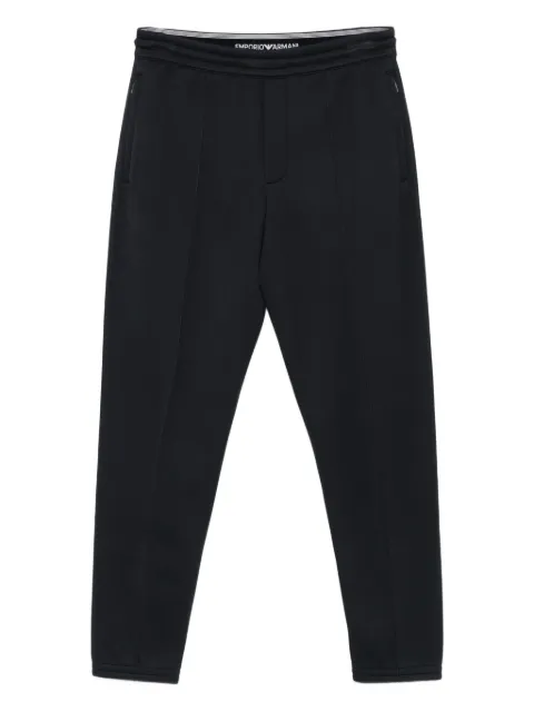 Emporio Armani elastic-waistband track pants Blue EM003051AF17545UB118