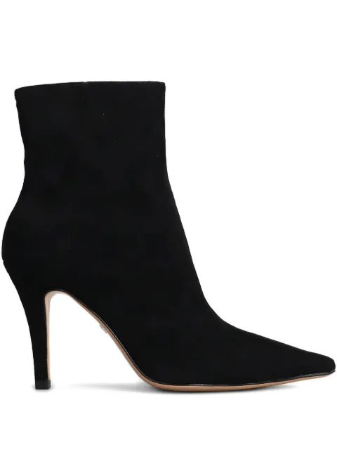 Lola Cruz 90mm pointed boots Black 007T30BK