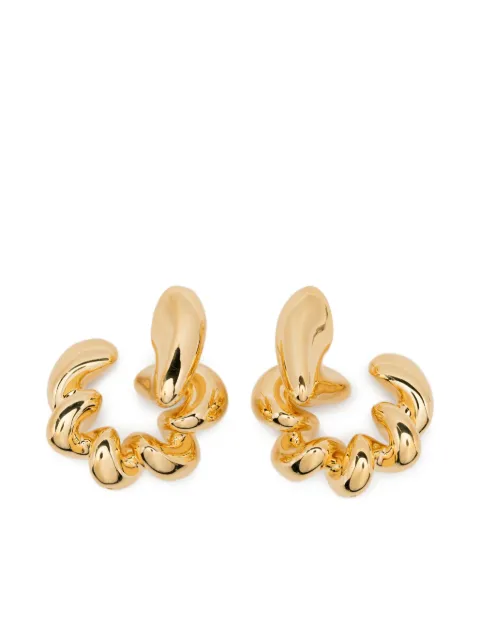Maria Black Coil Inverted earrings Gold 101114YGPAIR