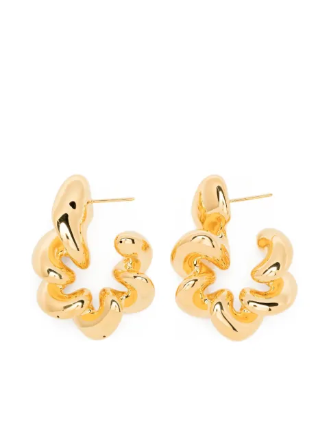 Maria Black large Coil hoop earrings Gold 101113YGLPAIR