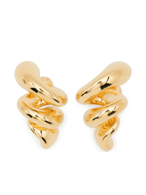 Maria Black Coil Crawler earrings Gold 101116YGPAIR
