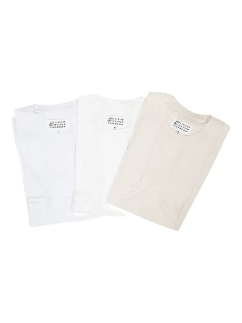 Maison Margiela cotton T-shirt (pack of three) Neutrals S50GC0710S23973