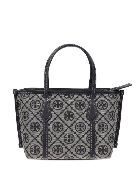 Tory Burch mini Perry monogram tote bag Neutrals 178177