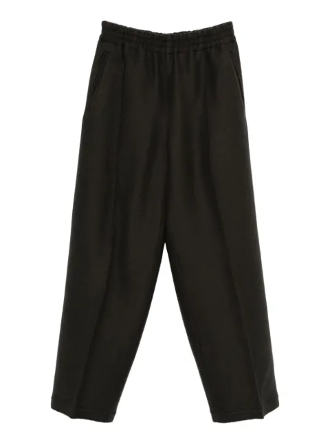 AMI Paris elasticated-waist wool trousers Grey UTR815WV0078020