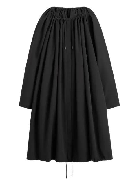 TOTEME gathered parachute coat Black 254WRO0248FB0509001