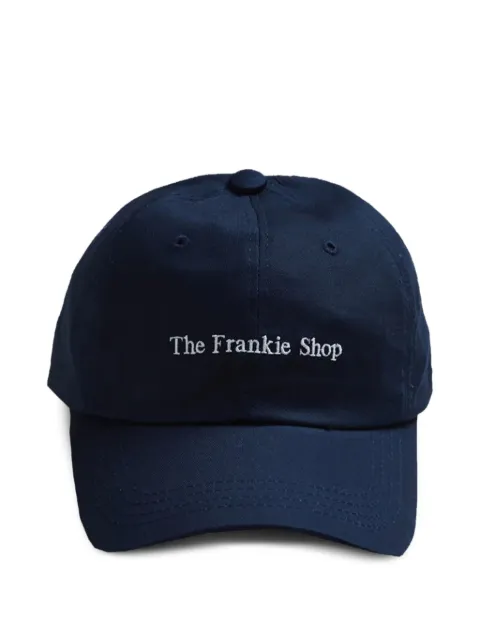 The Frankie Shop embroidered logo baseball hat Blue HAFS075173040