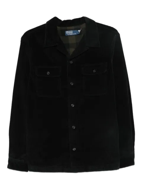 Polo Ralph Lauren corduroy chest-pocket shirt Black 710979621002