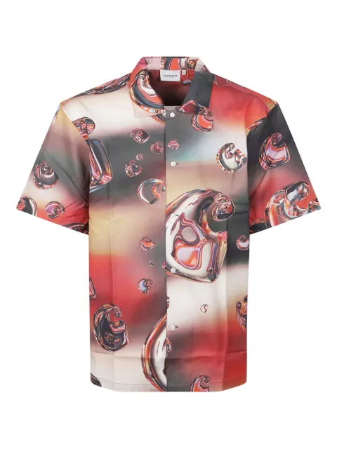 Carhartt WIP graphic-pattern shirt Red I03515532LXX