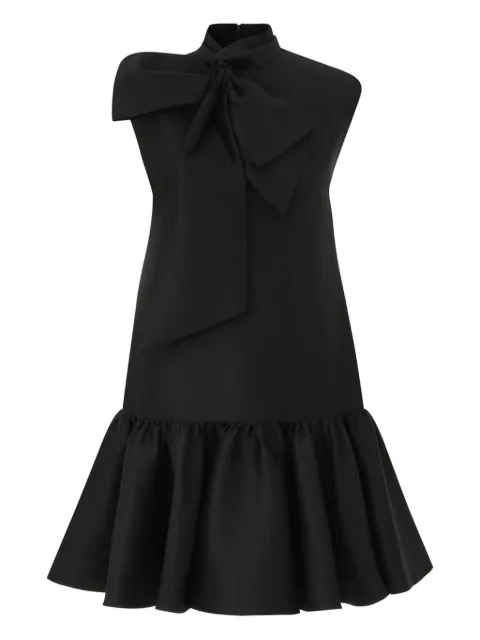ZIMMERMANN tie-neck flared mini dress Black 5093DF251