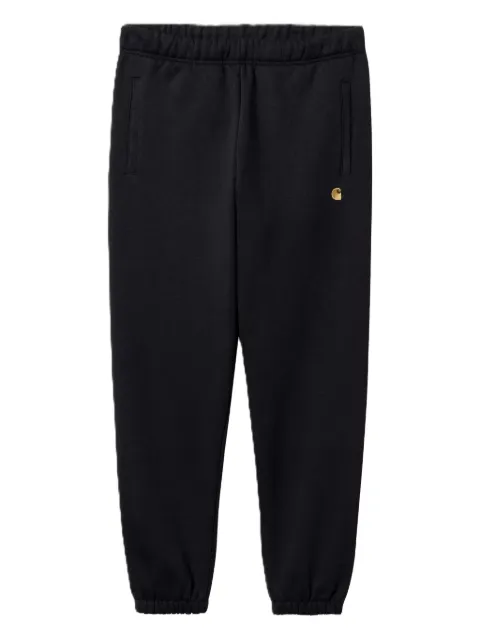 Carhartt WIP logo-detail cuffed track pants Blue I03366700H
