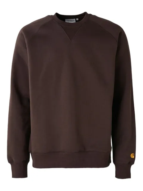 Carhartt WIP cotton long-sleeve sweatshirt Brown I03366000W