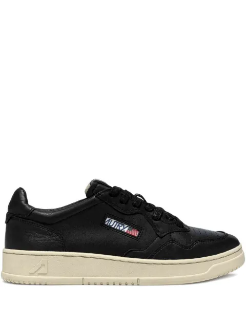 Autry Medalist leather sneakers Black AULMGG05