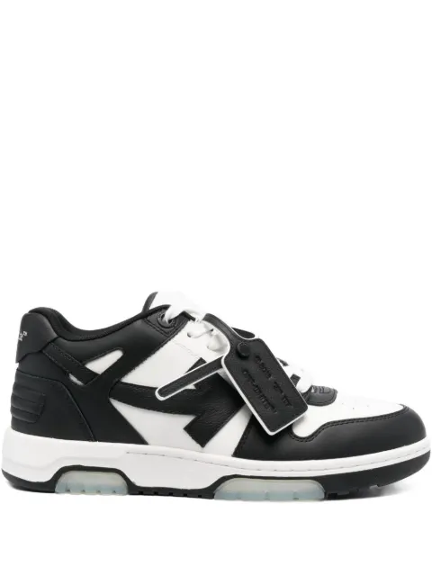 Off-White Out Of Office arrow-detail leather low-top sneakers Black M189C9L007