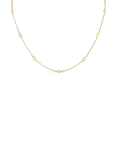 Tiffany & Co. Pre-Owned 18K yellow gold By The Yard diamond necklace Gold TI32073125